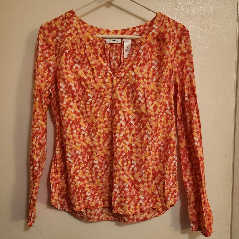 Liz & Co Cotton blouse